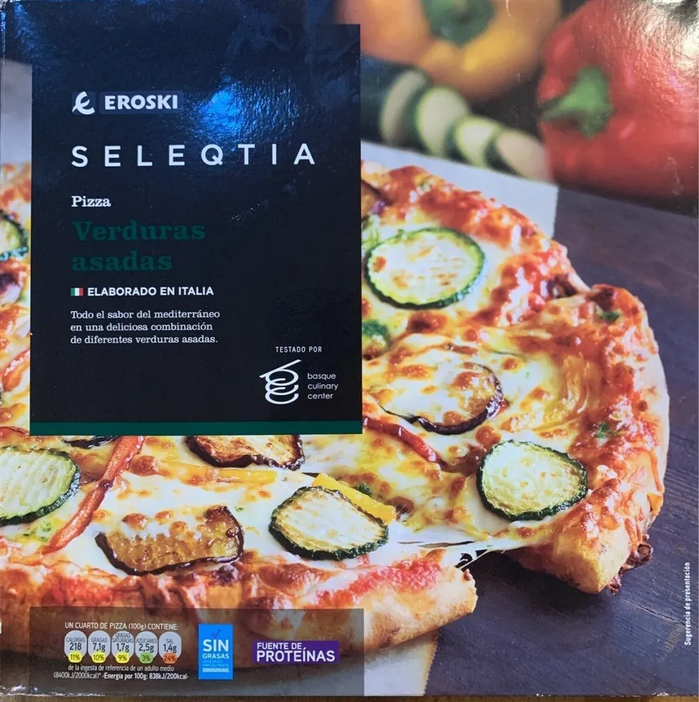 Pizza verduras asadas