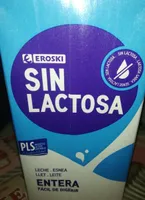 Leche sin lactosa entera