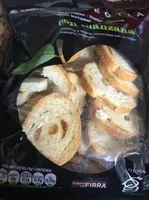 Mini tostas con manzana