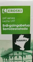 Leche UHT semidesnatada
