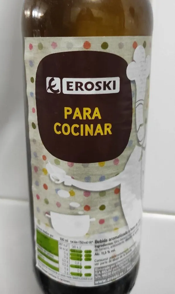Bebida aromatizada a base de vino