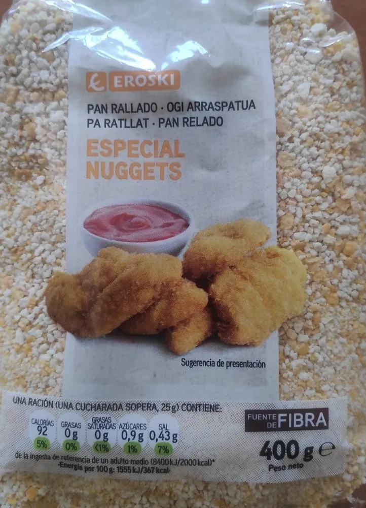 Pan rallado especial nuggets
