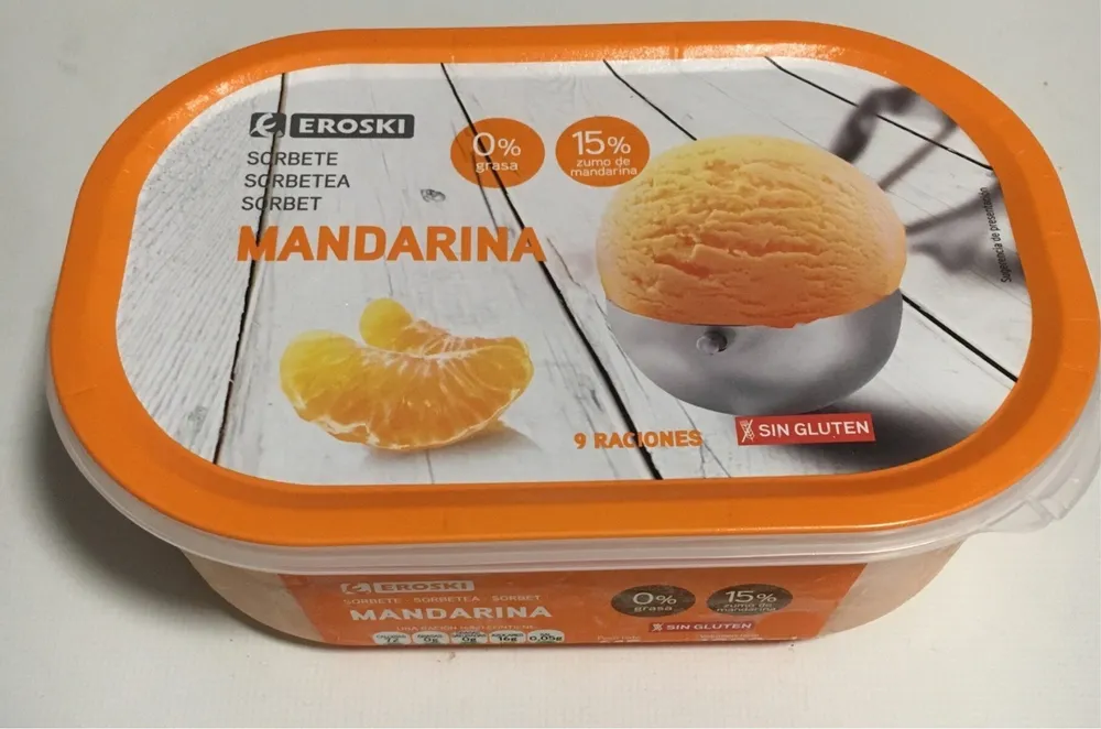 Sorbet mandarina