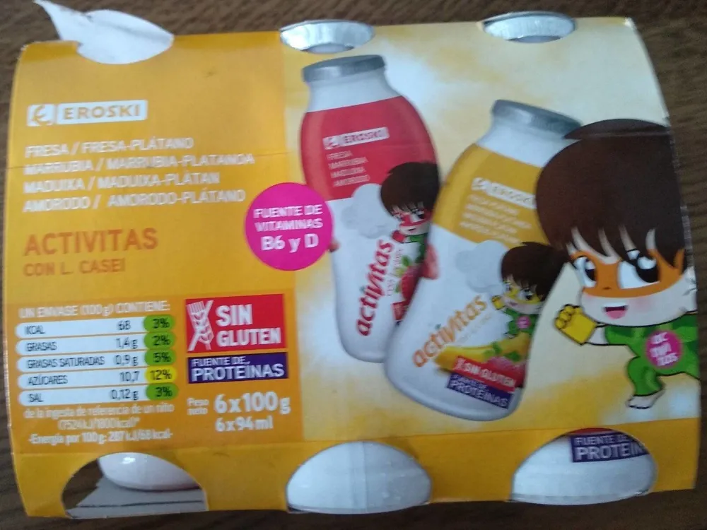 Activitas fresa plátano
