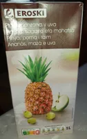 Piña,manzana y uva