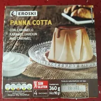 Panna cotta con caramelo