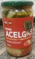 Acelgas con patatas y tomate natural