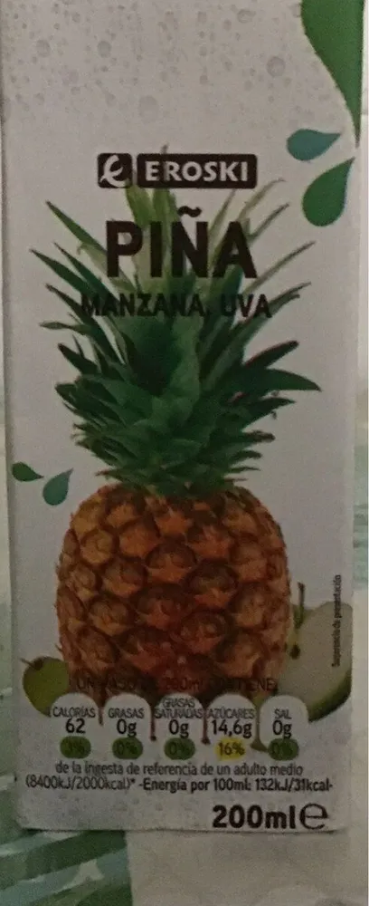 Piña, Manzana y Uva