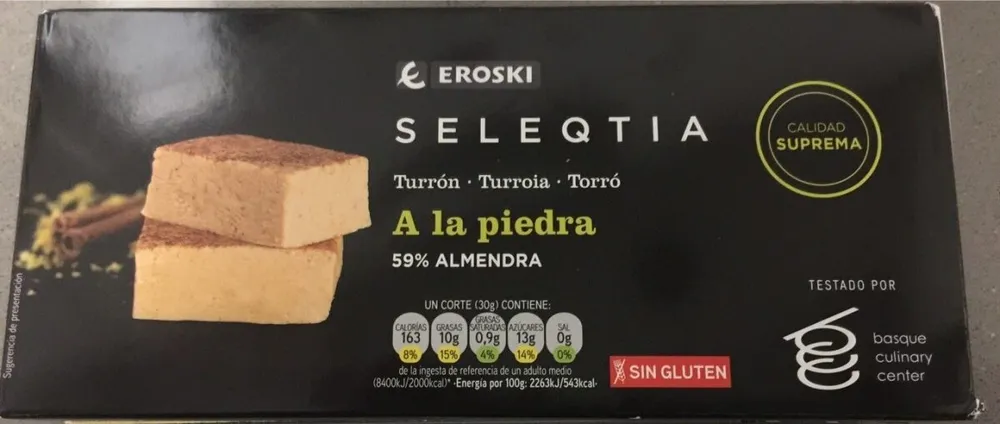Turrón a la piedra