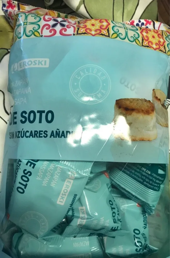 Mazapan de Soto sin azucares