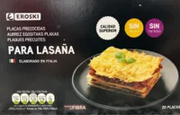 Placas precocidas para lasaña
