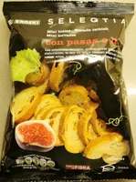Mini tostas con pasas e higos