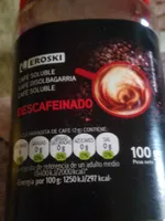Café soluble descafeinado