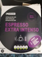 Cápsulas de café expresso extra intenso
