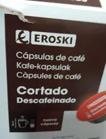 Cápsulas de café cortado descafeinado