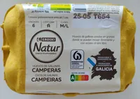 Huevos de gallinas camperas