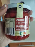 Ensalada de pimientos del piquillo asados con cebolla
