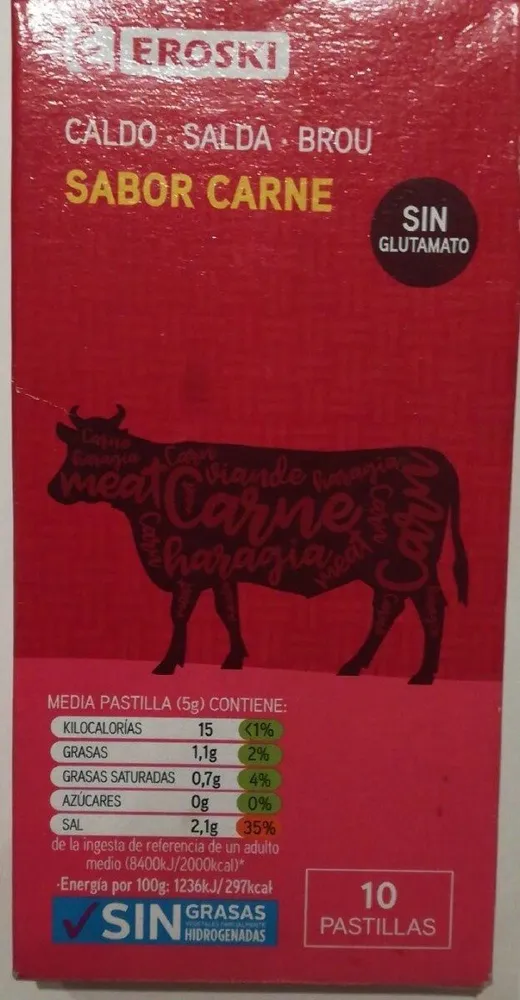 Caldo sabor carne