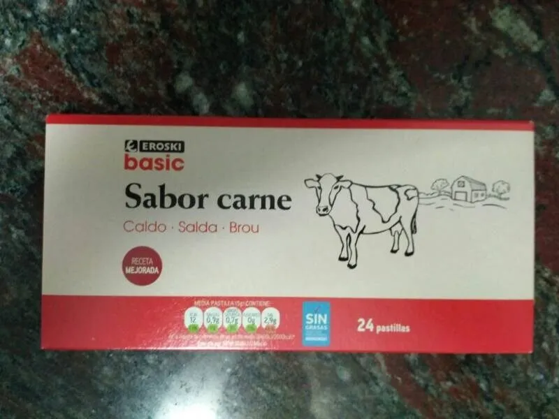 Caldo sabor carne