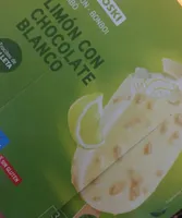 Bombón limón con chocolate blanco
