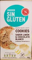 Cookies sabor limón y chocolate blanco