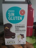 Cookies sin gluten tres chocolates
