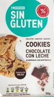 Cookies sin gluten chocolate con leche