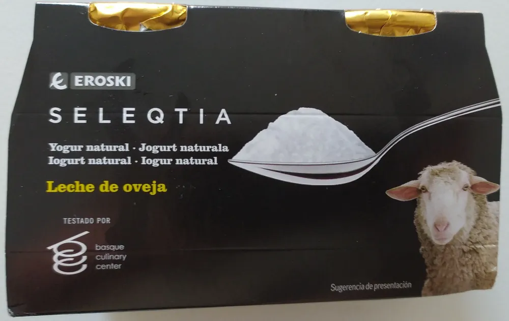 SeleQtia. Yogur natural. Leche de oveja