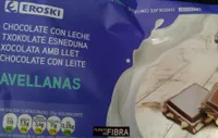 Chocolate con leche y avellanas
