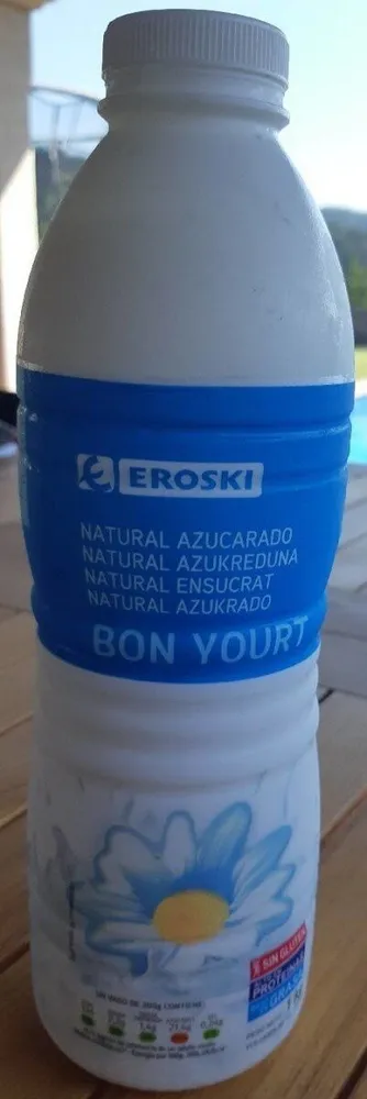 Bon yourt natural azucarado