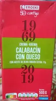 Crema de calabacín con queso