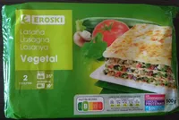 Lasaña vegetal