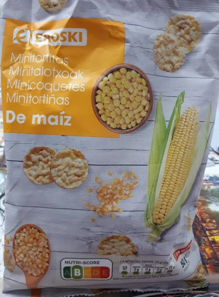 Mini tortitas de maiz