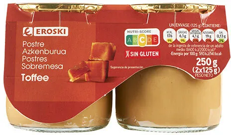 Postre de Toffee