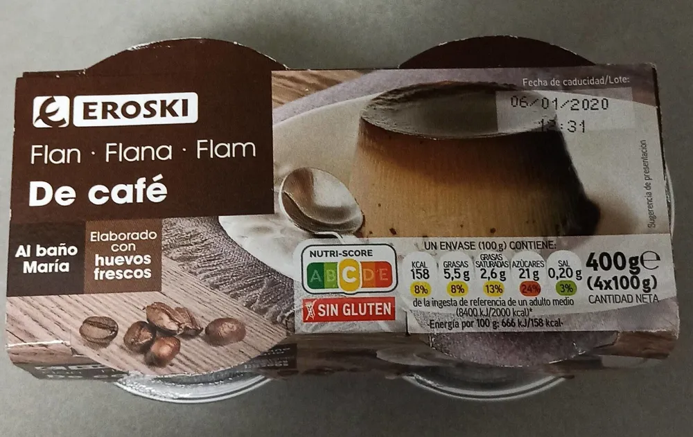 Flan de café