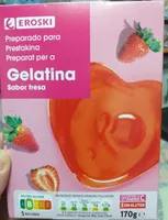 Preparado para gelatina fresa