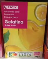 Preparado para gelatina sabor limón