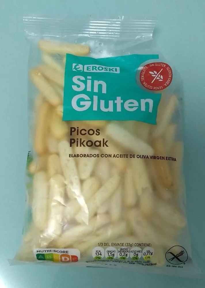 Picos sin gluten