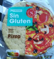 Base pizza sin gluten