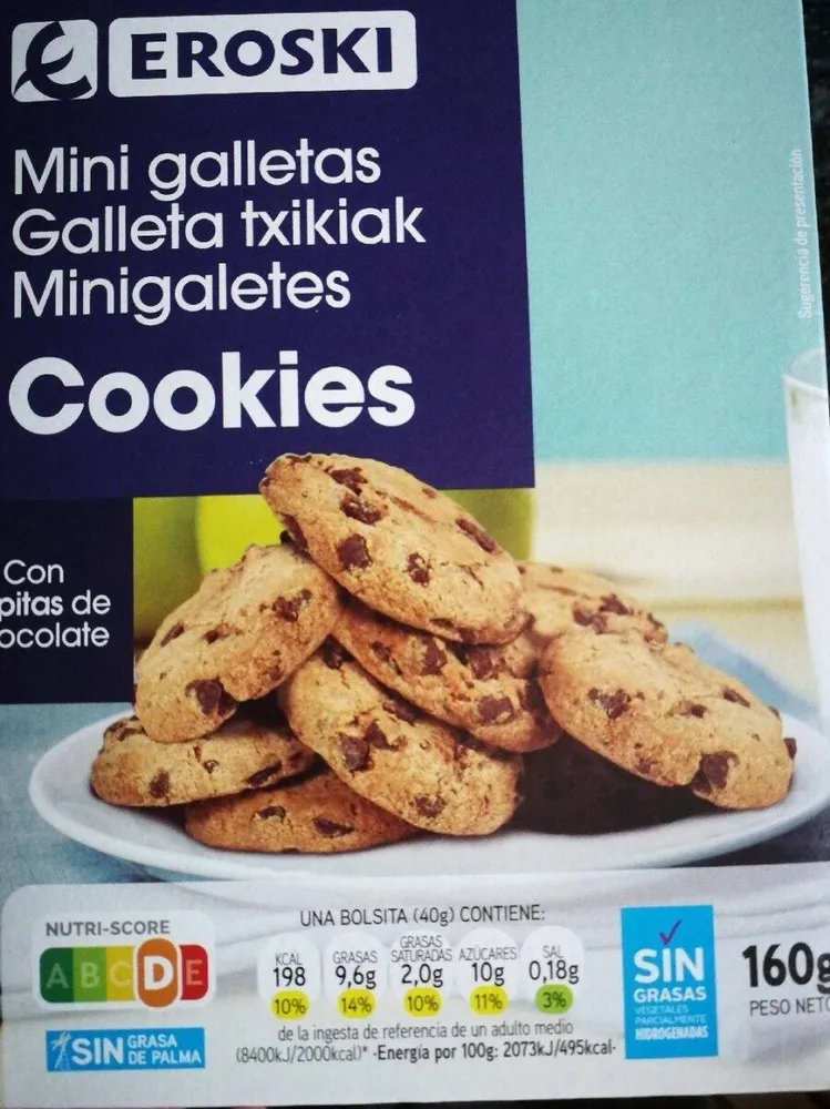 Mini galletas cookies