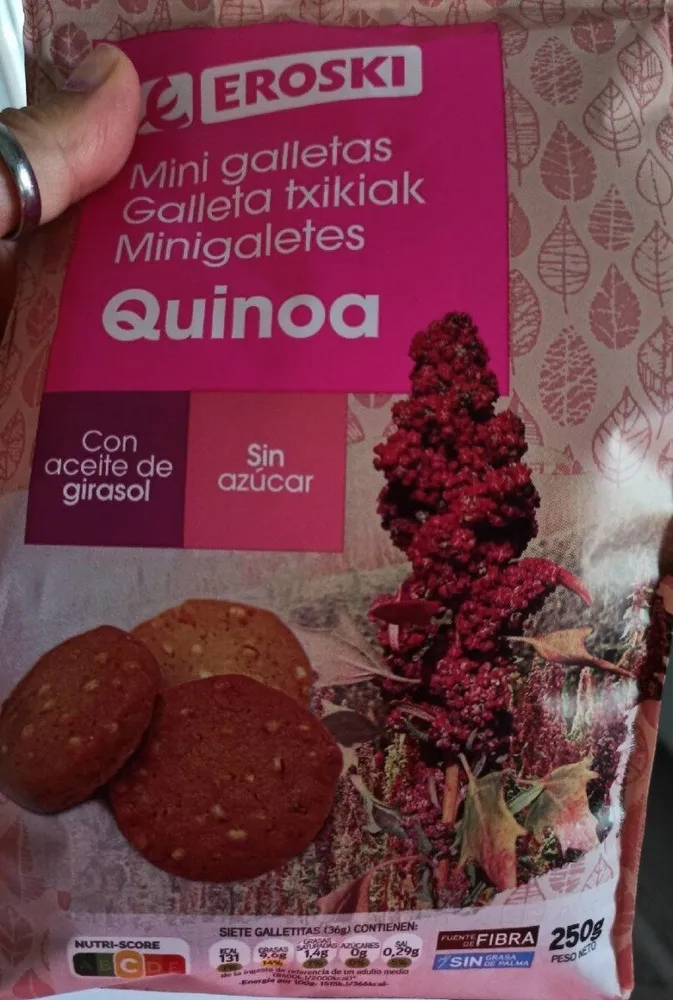 Mini galletas quinoa