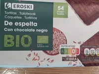 Tortitas de espelta y chocolate negro