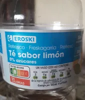 Refresco té sabor limón 0%