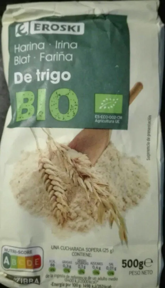 Harina de trigo Bio.