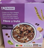 Copos con trigo integral fibra y fruta