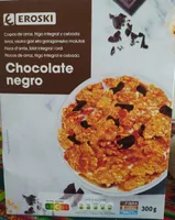 Copos de arroz, trigo integral y cebada chocolate negro