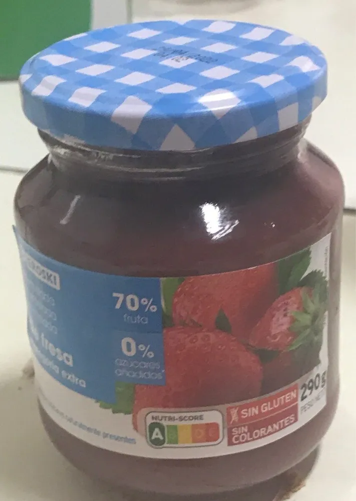 Mermelada de fresa 0%