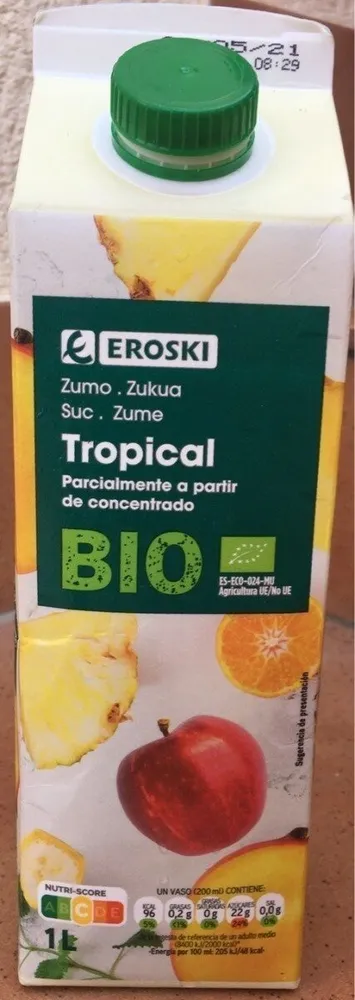 Zumo tropical Bio