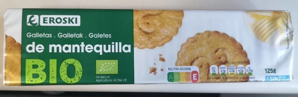 Galletas de mantequilla