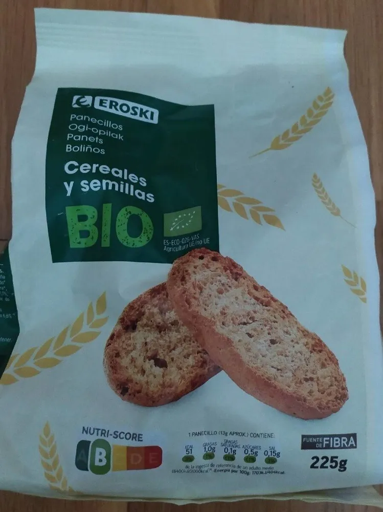 Panecillos cereales y semillas